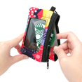 thumbnail image 5 of Wrapables Wristlet Mini Wallet Card Holder with Lanyard, Abstract Bright, 5 of 7