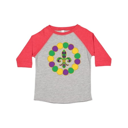 

Inktastic Mardi Gras Party Fleur De Lis Gift Toddler Boy or Toddler Girl T-Shirt