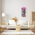 thumbnail image 4 of Flores artificiales colgantes, 2,7 pies de rosa para decoración de interiores y exteriores (rosa), 4 of 5