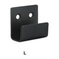 thumbnail image 4 of Ceramic Tile Hook Stainless Steel Rack Home Living Room Bedroom Kitchen Bathroom Billboard Photo Frame Display Board Holder Black L, 4 of 9