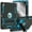 Black+Blue, variant on For Apple iPad Air 11"  2024  Shockproof Military Heavy Duty Kickstand Case ,3-Layer Protective Cover, Anti-Drop,
