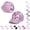 A-Light Purple383, variant on Baseball Summer Hat Adjustable Baseball Caps Outdoor Casual Sports Headwear For Kids And Adult