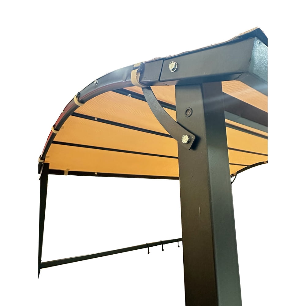 Garden Winds Custom Fit Replacement Canopy Top Cover Compatible with The Cobana 8' x 4.6' Grill Gazebo - Upgraded Performance RIPLOCK 350 Fabric