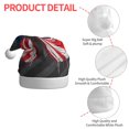 thumbnail image 4 of Fuzoiu Butterfly With USA Flag Print Santa Hat Christmas Hat for Adults,Santa Hats with Pompom, Unisex Xmas Holiday Hat for Christmas New Year Festive Party Supplies, 4 of 6