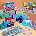 thumbnail image 1 of Rompecabezas de caja de hierro de 20 piezas para niños, rompecabezas de dibujos animados de avión, regalo de jardín de infantes, rompecabezas de educación temprana, 1 of 1