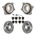 thumbnail image 1 of Transit Auto Front Hub Bearing Assembly Disc Brake Rotors and Semi-Metallic Pads Kit for Car Audi A6 Quattro S6 with 321mm Diameter Rotor KBB-104916, 1 of 2