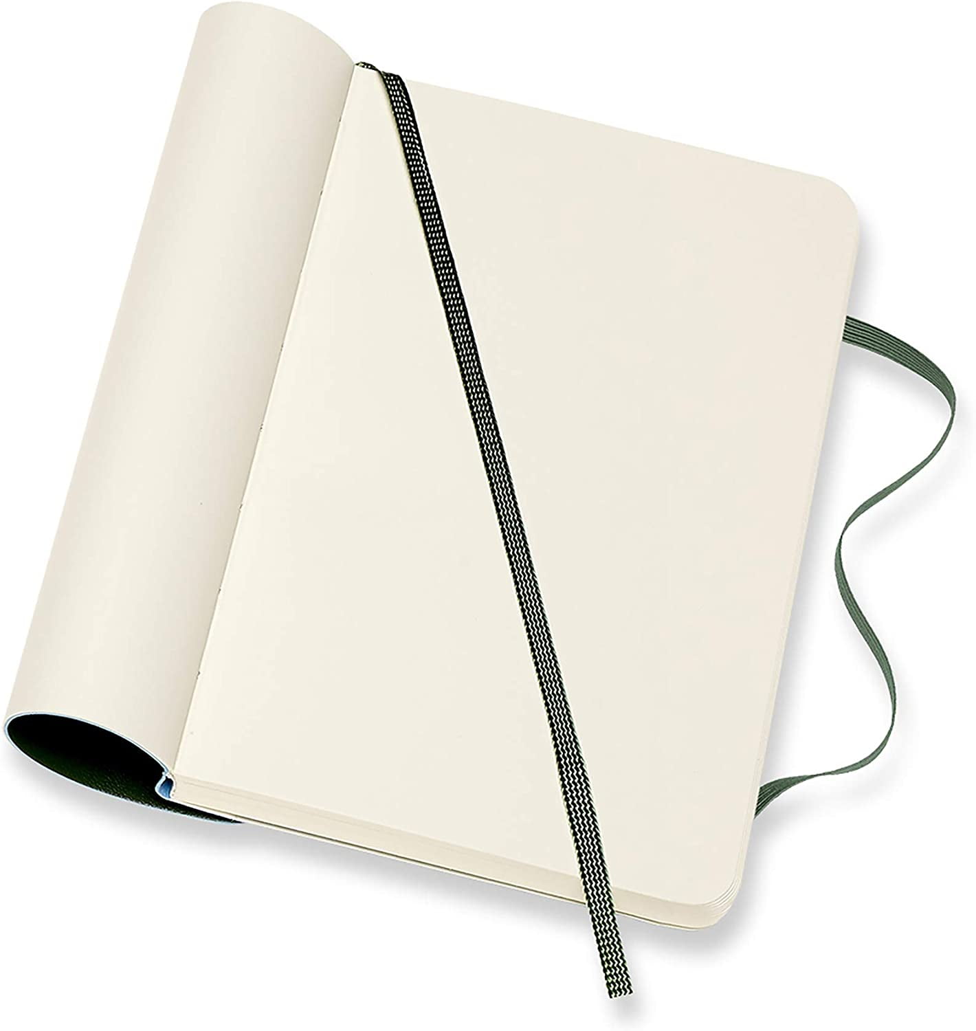 Moleskine Classic Collection Plain Writing Notebook, 3.5" x 5.5", Myrtle Green