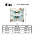 thumbnail image 5 of Dragonfly Velvet Throw Pillow Covers Set of 2 with Unique Patterns for Bed and Sofa, Available in 16x16, 18x18, and 20x20 Inches for Various Occasions, 5 of 6