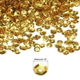 thumbnail image 2 of Loose Sequins 4MM Silver Backed Sequins 3000Pcs Embroidery Sequins for Jewelry Making Crafts Sewing,Deep Gold, 2 of 4