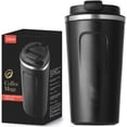 thumbnail image 1 of Termo Taza para Cafe de 510ml/18oz de Acero Inoxidable 304 con Tapa, Vaso Térmico de Café Frío y Caliente, Hermética Cero Derrames, Botella de Agua para Hogar, Oficina, Coche y Deportiva, 1 of 4