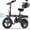 48V 10.4AH-Black, variant on INSDRGN Electric Folding Bike for Teenager and Adults, 10.4AH 48V Battery 14" Electric Bike 500W Motor, 28 Miles Range, Mini Ebike for City Commuter, UL2849