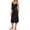Black, variant on Women's Shadowline 6319 Adjustable Length Full Slip (White 34)