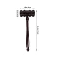 thumbnail image 4 of Martillo de madera duradero, práctico, para abogados y jueces, venta en subasta. Martillo de madera (solo martillo)., 4 of 7