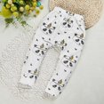 thumbnail image 4 of URMAGIC Toddler Baby Boys Girls Cartoon Print Cotton Pants Elastic Sweatpants 6-12 Months, 4 of 4
