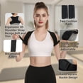 thumbnail image 6 of Ltrototea Back Brace Posture Corrector for Women Men - Corrects Slouching, Hunching and Bad Posture Lower Upper Shoulder Neck Pain Clavicle Support Brace with shoulder pads, 6 of 7