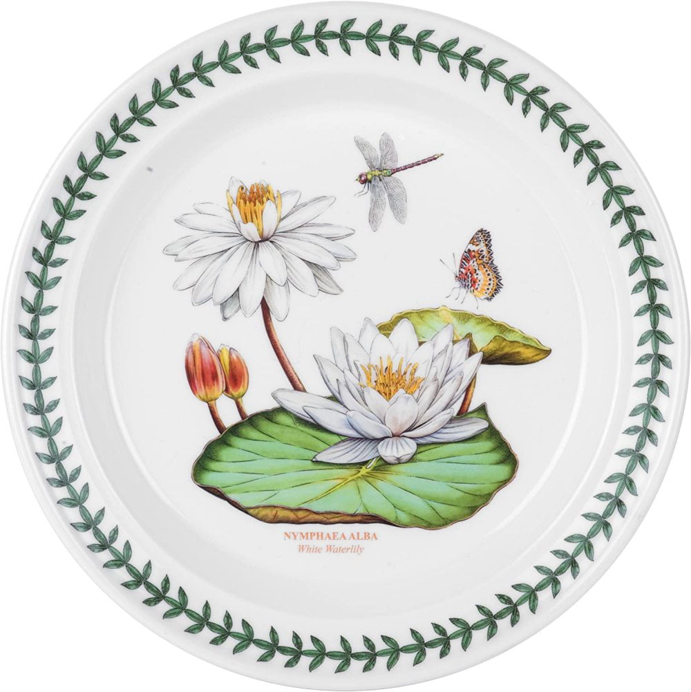 Portmeirion Exotic Botanic Garden Salad Plate with Dragonfly Motif 