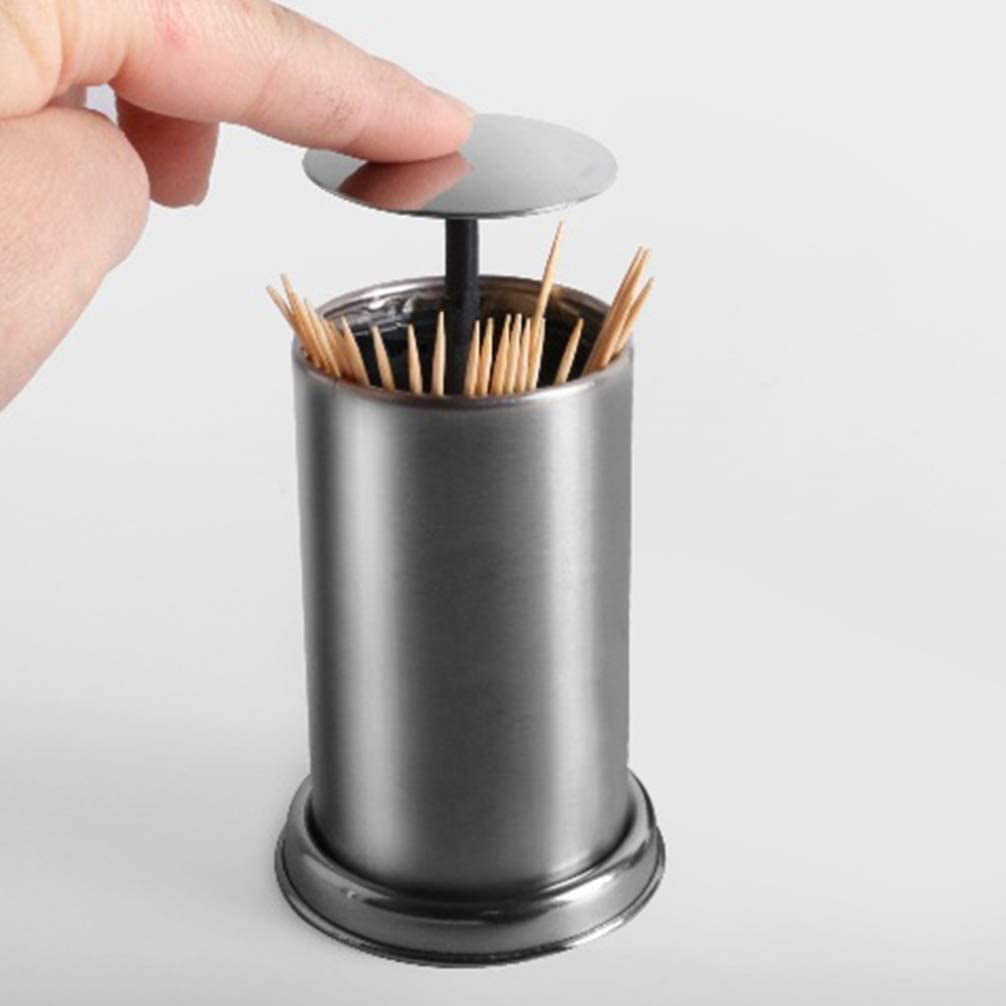 Details about   Automatic Pop-up Toothpick Box Holder Container Portable Toothpick Dispenser 