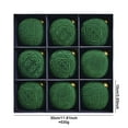 thumbnail image 3 of Velvet Christmas Ball Ornaments - 4 Inch Flocked Christmas Balls Shatterproof Decorative Hanging Ornaments Set for Xmas Tree Holiday Wedding Party Decor (Dark Green, 9pcs), 3 of 5