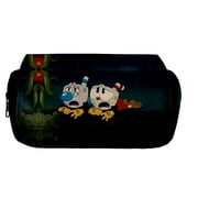 BINGTIESHA The Cuphead Show 3D Oxford Double-layer pencil pencilcasestationery office household stationery