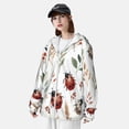 thumbnail image 3 of Balery Watercolor Ladybug Sudadera ligera de manga larga con capucha y protección solar UPF 50+ para hombre y mujer, ideal para pesca y running-Small, 3 of 7