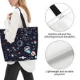 thumbnail image 3 of Balery Galaxy2 Bolsa Tote Estilo Estético con Cremalleras, Bolsa de Hombro, Bolsa de Compras Grande y Plegable, 3 of 8