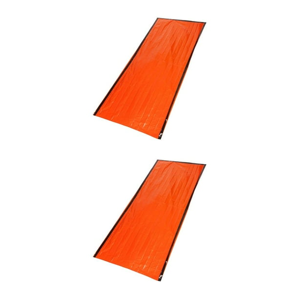 Sidaley Saco de dormir para exteriores, manta de primeros auxilios reflectante a prueba de humedad, Kit de supervivencia impermeable llamativo, Type1 NO1
