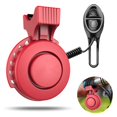 thumbnail image 2 of 1 bocina eléctrica para bicicleta, 120 Db, bocina para bicicleta, 4 modos de sonido con batería recargable, accesorios impermeables para bicicleta, compatible con Ki - rojo Kuyhfg Sin marca, 2 of 5