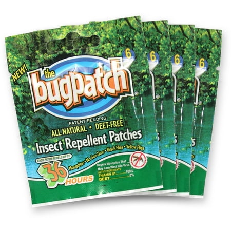 Bug Patch Insect & Pest Control Bed Bugs Repellent Patches, 6 Pieces