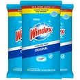 thumbnail image 2 of Windex Glass And Surface Pre-Moistened Wipes, Original, 38 Wipes, 3 Ct, 2 of 3
