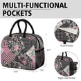 thumbnail image 6 of Womens Pioneer Flower Floral Print Pattern Lunch Box for Work,Insulated Lunch Bag for Women,Loncheras Para Mujer,Leakproof Adult Lunch Bag for Work,Beach,Travel,Picnic,Camping, 6 of 7