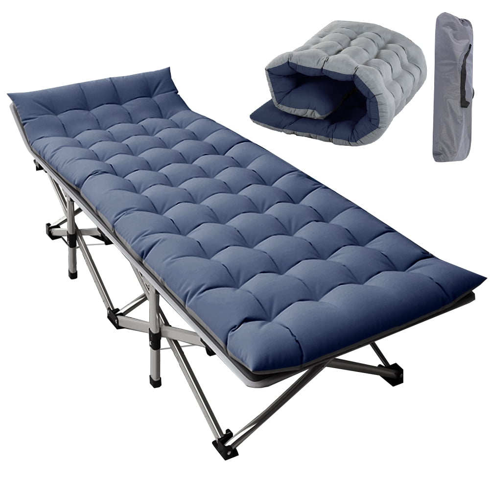 Lilypelle Folding Camping Cot, Double Layer Oxford Strong Heavy Duty