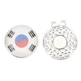 thumbnail image 4 of Golf Clip Marker, Golf Ball Marker Hat Clip Wear Resistant Portable National Flag Pattern Lightweight Multiple Purposes For Training ANGGREK Otros Deportes, 4 of 8