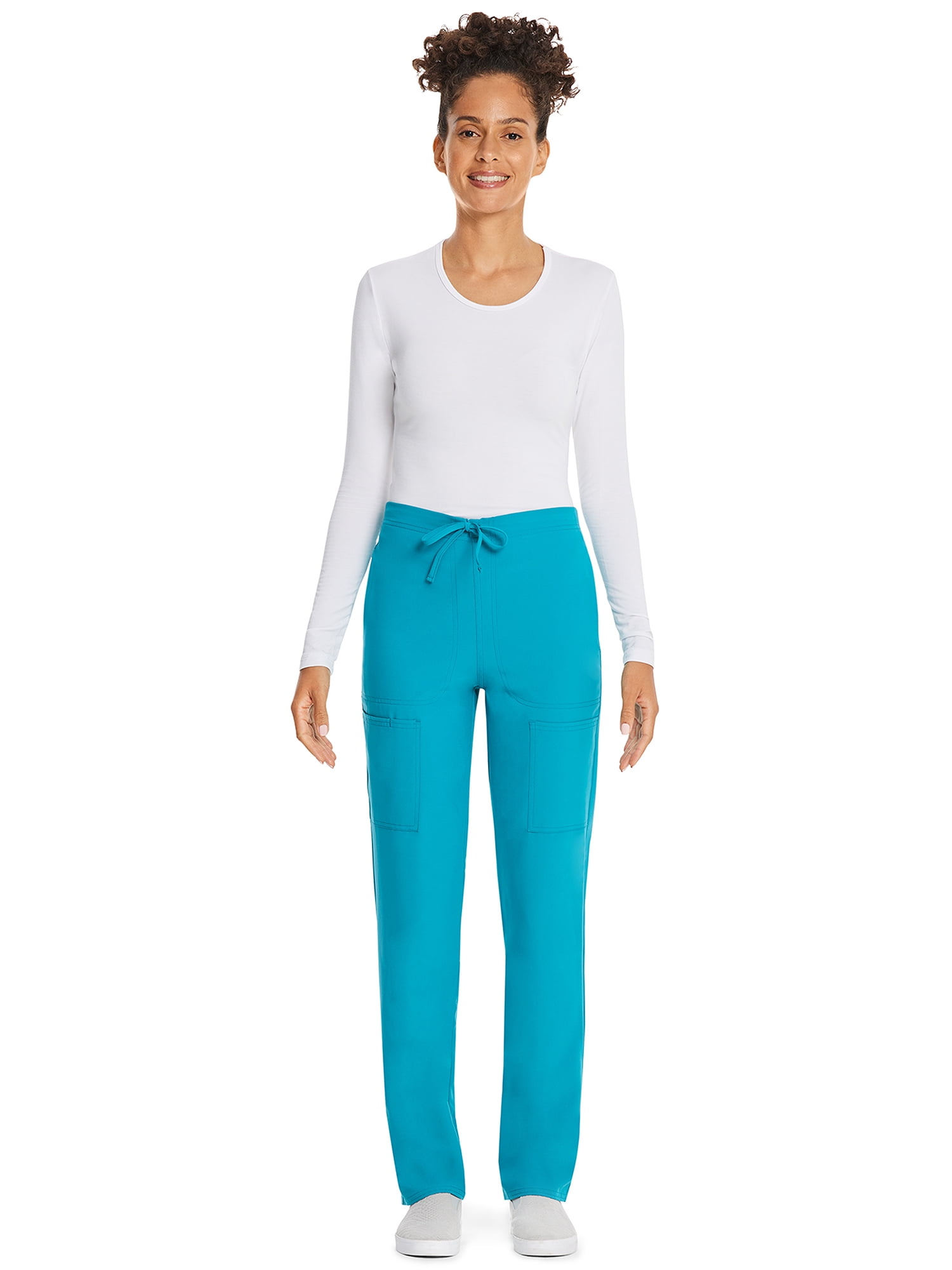 Scrubstar Women's Core Essentials Drawstring Cargo Scrub Pant WM03B117