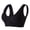 Y471 Black, variant on Ichuanyi Women's Plus Size High Impact Sports Bra, Solid Color Breathable Yoga Bras Push Up Seamless Bra for Running Fitness, Black, M