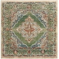 thumbnail image 3 of Unique Loom Isabella Collection Area Rug - Rossellini (5' 1" Square Green/Blue), 3 of 9