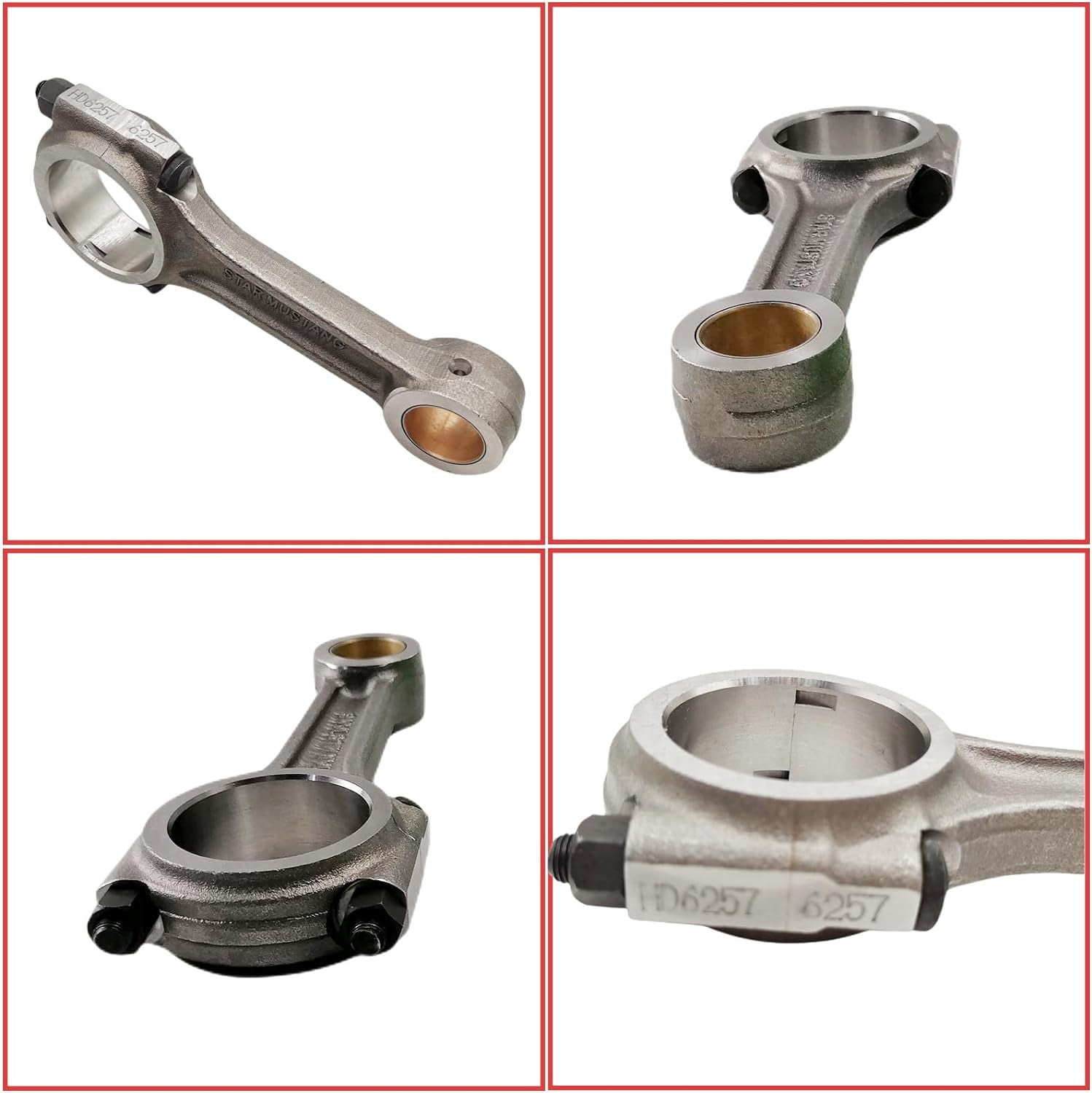 K4N Engine Connecting Rod 30H19-00030 / 30H19-00031 For Mitsubishi K4N-DI, Kobelco SK045, Caterpillar MM57SR