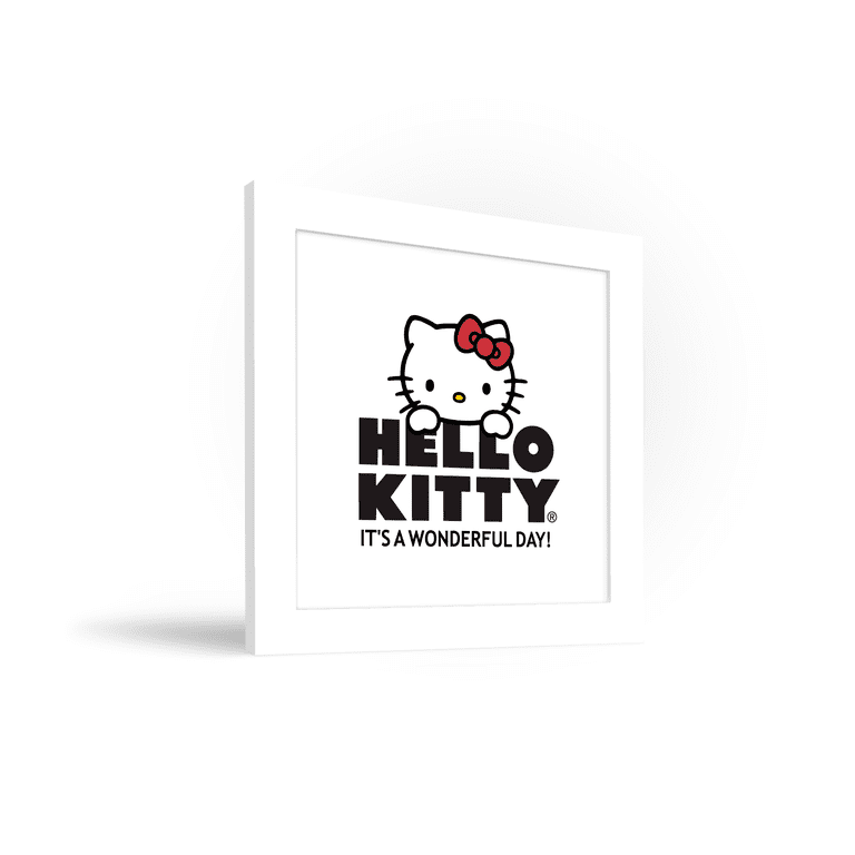 Gallery Pops Hello Kitty - It's A Wonderful Day Logo Wall Art