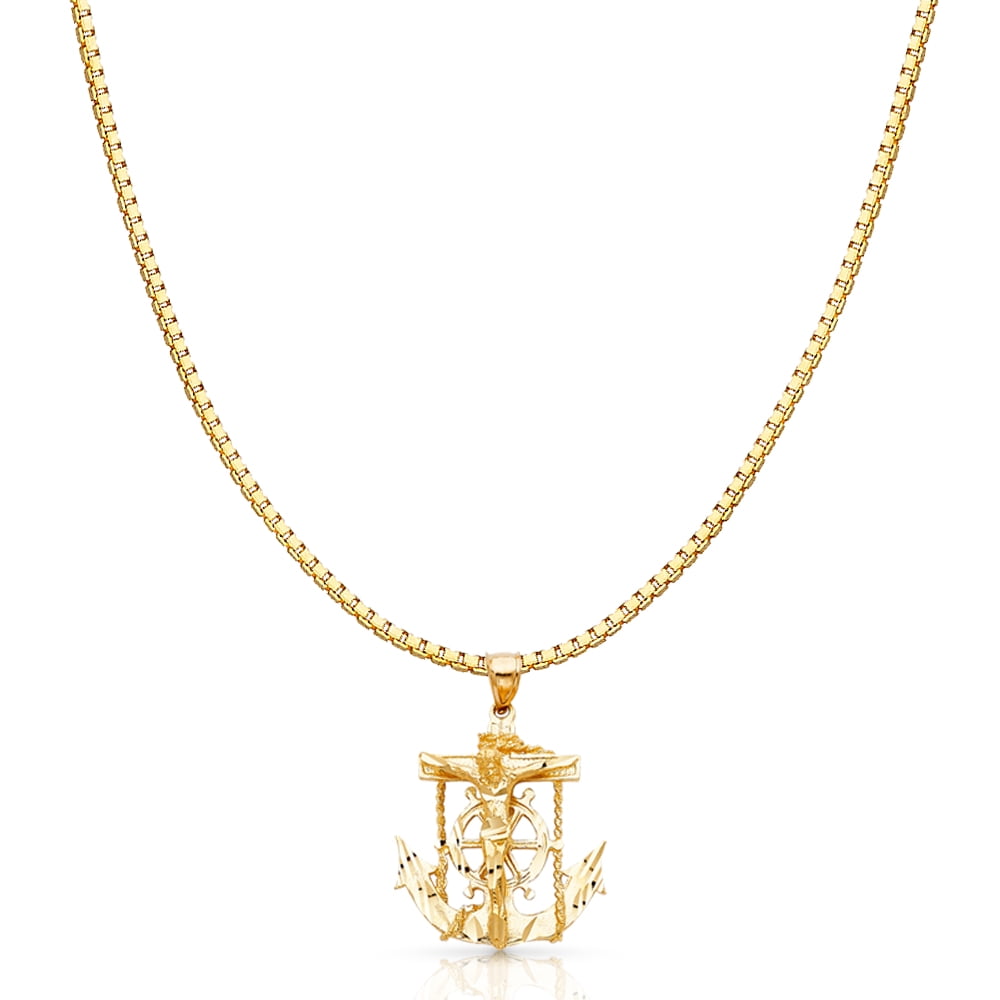 Details about / 10KT Yellow White Gold Cross Religious Charm Pendant Mens Womens Small Tiny