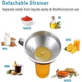thumbnail image 3 of 4 PCS Funnels For Kitchen Use Filling Bottles,Kitchen Funnels,304 Stainless Steel Food Funnel,With Strainer,Reusable,Use For Filtering Juice,Coffee,Milk,Honey, 3 of 8
