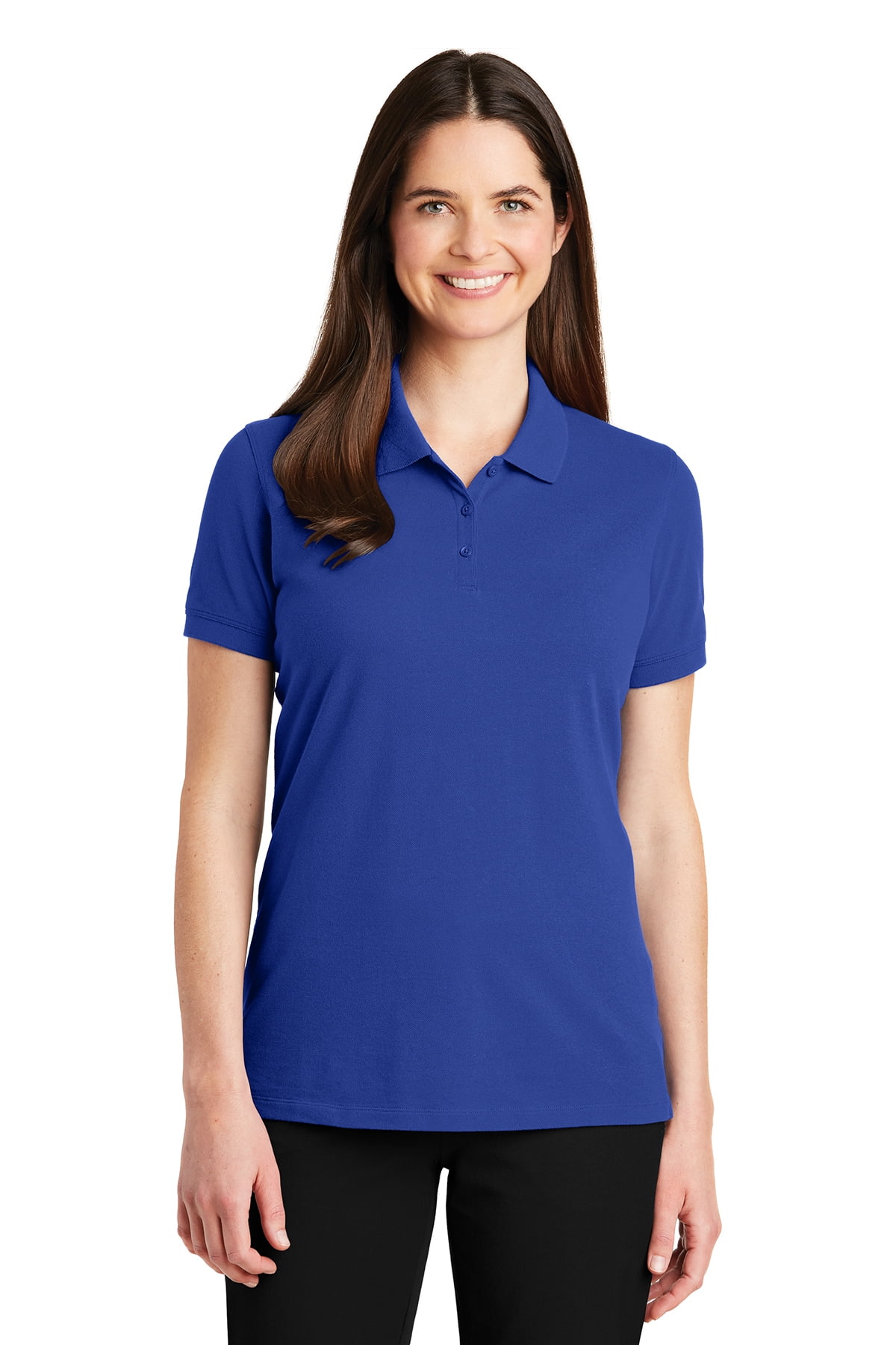 Port Authority - Port Authority Women's EZCotton Polo, True Royal, XXXX ...