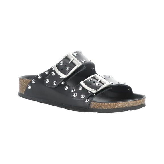 Bos. & Co. Perrin Leather Sandal, 41, Black