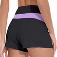 thumbnail image 4 of Womens Swim Shorts Bathing Suits Bottoms Swimsuit Bottoms Purple 2XL, 4 of 5