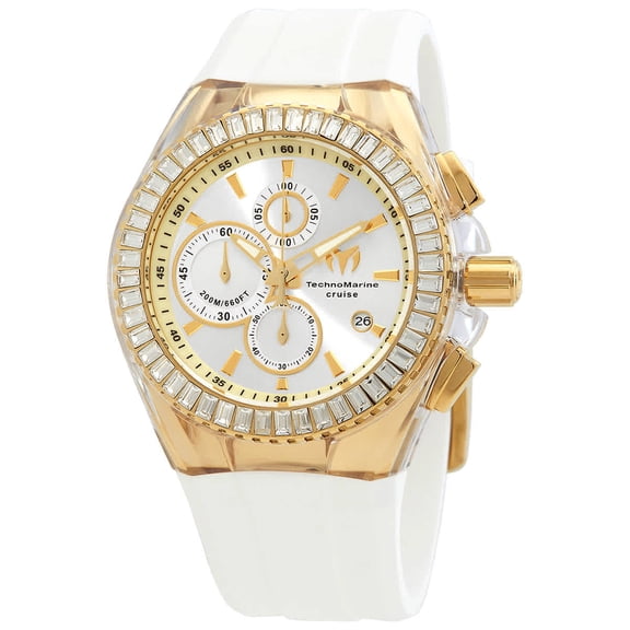 Technomarine Cruise Chronograph Quartz Crystal Silver Dial Men's Watch TM-121154