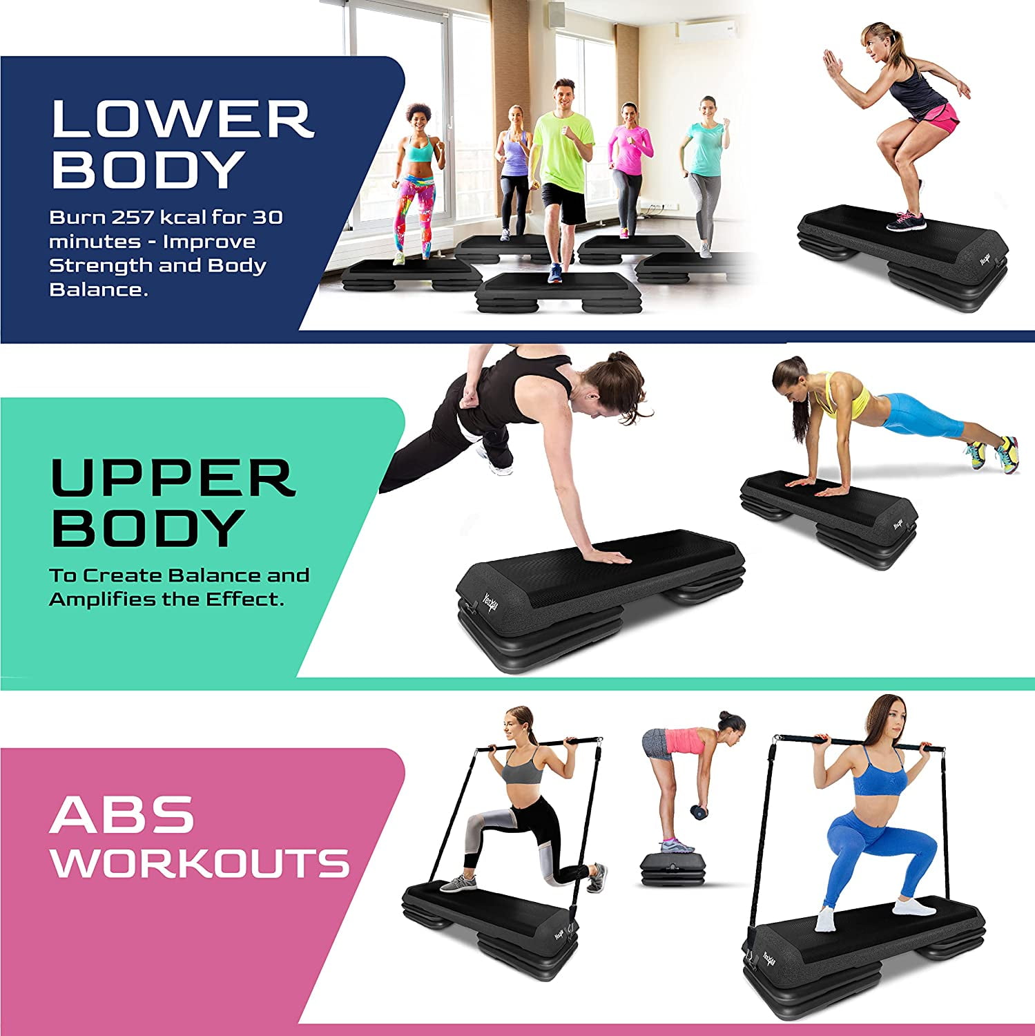 Aerobic abs exercise sale