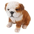 thumbnail image 2 of Estatua De Cachorro De Bulldog Inglés, Escultura De Bulldog De Resina Realista Para Decoracia De Jardín Al Aire Libre, 2 of 7