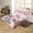 Pink, variant on Erosebridal Groovy Floral Duvet Cover Queen, Watercolor Flower Bedding Queen Size, Rustic Plant Reversible Bedding Sets Queen Size, Microfiber Room Decoration, 3pcs(No Comforter)