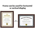 thumbnail image 6 of Americanflat 8.5x11 Diploma Frame - Document Frame with Shatter-Resistant Glass and Engineered Wood - Certificate Frame for Tabletop and Wall - Mahogany, 6 of 6