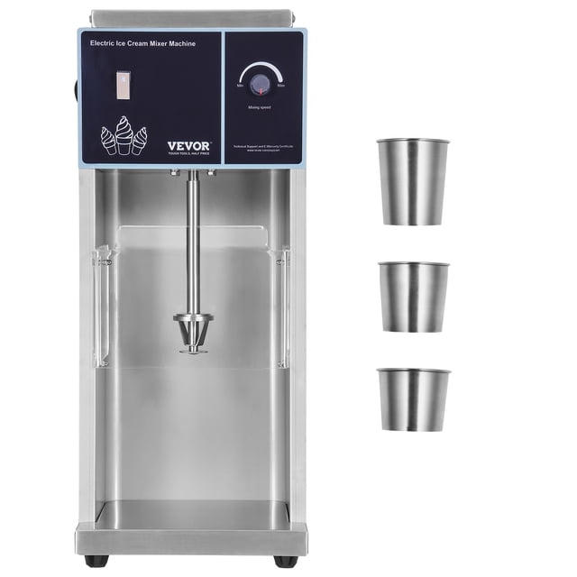 VEVOR Ice Cream Blender, 400W Ice Cream Mixer Stir Machine, 304 Stainless Steel