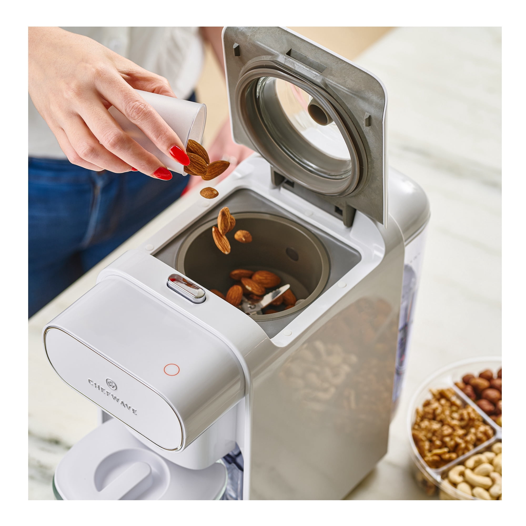 ChefWave Milkmade Non-Dairy Milk Maker Machine - 6 Programs, Auto-Clean, Includes Nut Variety Tray