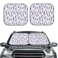 thumbnail image 2 of Cauagu Lavender Flowers Cauagu {designName} Print Foldable Car Windshield Sun Shade | Front Windshield Shade for Sun | Fits Small Sedans, Mini SUVs, Hatchbacks-Large, 2 of 6